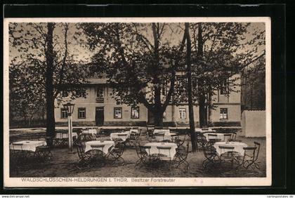 AK Heldrungen i. Thür., Gasthaus Waldschlösschen