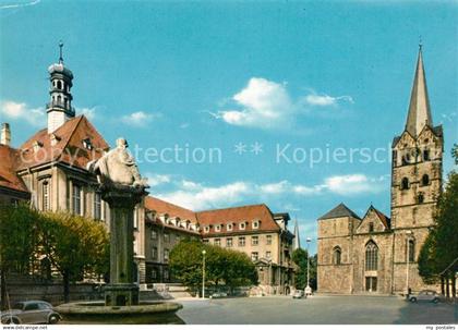 73116160 Herford Rathaus Muensterkirche Herford