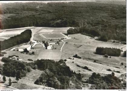 70104525 Gruenberg Hessen Gruenberg Hessen Schule Fliegeraufnahme o 1959