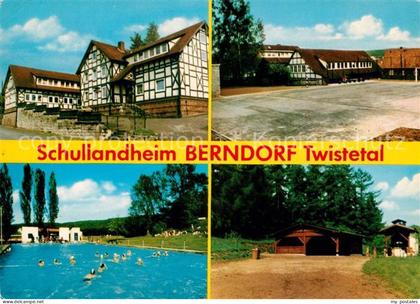 73062419 Berndorf Twistetal Schullandheim Schwimmbad Berndorf