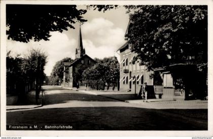 CPA Flörsheim am Main, Bahnhofstraße, Kirche