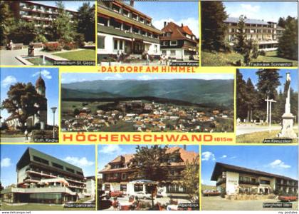 70116752 Hoechenschwand Hoechenschwand Sanatorium Kirche  x 1978 Hoechenschwand