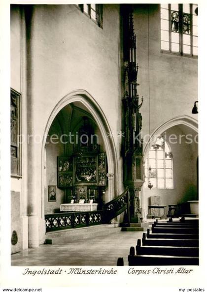 Ingolstadt Donau M?nsterkirche Corpus-Christi-Altar