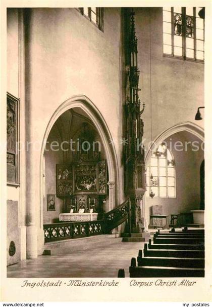 Ingolstadt Donau Muensterkirche Corpus Christi Altar