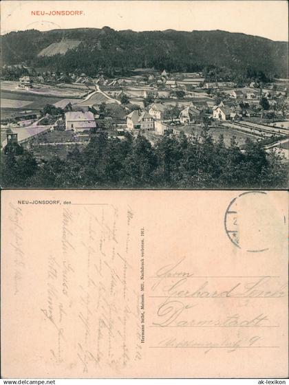 Ansichtskarte Jonsdorf Neu-Jonsdorf 1913