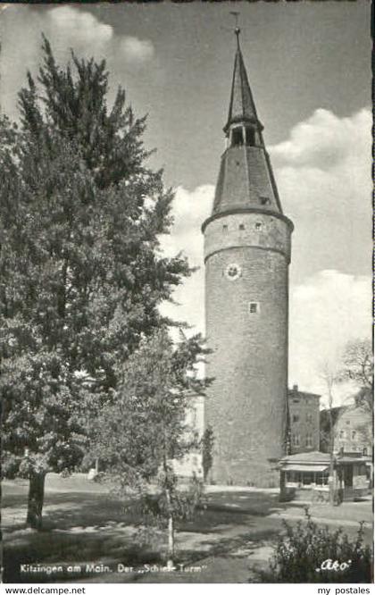 70093480 Kitzingen Main Kitzingen Schiefe Turm x 1954