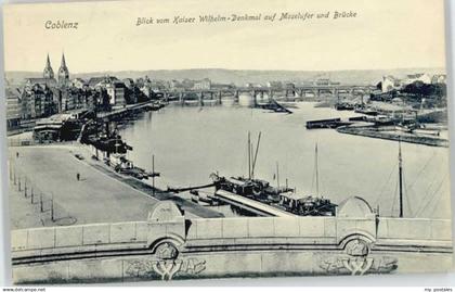 70128890 Koblenz Rhein Koblenz Kaiser Wilhelm Denkmal  *