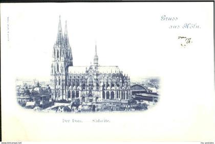 70104572 Koeln Rhein Koeln Dom x 1899 Koeln Rhein