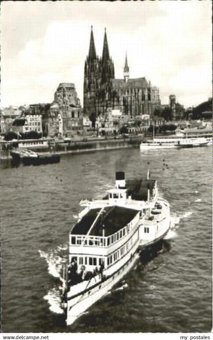 70119955 Koeln Rhein Koeln  x 1955 Koeln Rhein