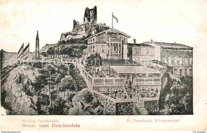 42762569 Drachenfels Plateau Drachenfels mit Ruine