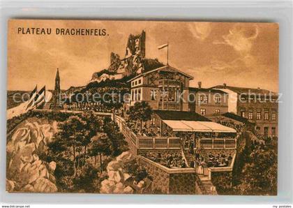 42763883 Drachenfels Plateau und Ruine Drachenfels