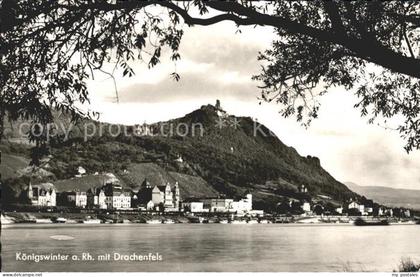 72028357 Koenigswinter mit Drachenfels Koenigswinter