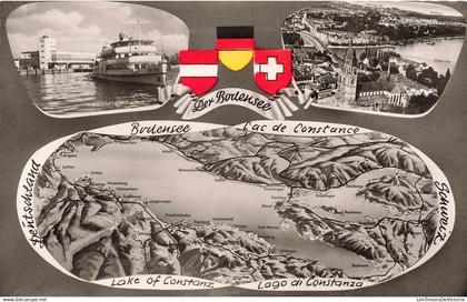 ALLEMAGNE - Der Bodensee - Lac de Constance - Friedrichshaten - multi-vues - Carte Postale Ancienne