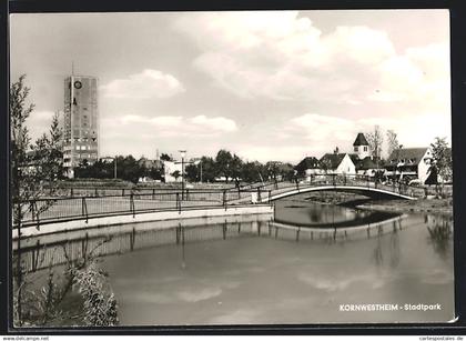 AK Kornwestheim, Brücke im Stadtpark