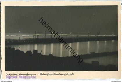 Kühlungsborn - Beleuchtete Landungsbrücke - Foto-Ansichtskarte