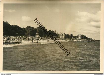 Kühlungsborn - Strand - AK-Grossformat 50er Jahre - Verlag Klinkmüller Klütz