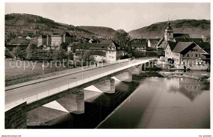 42864334 Kuenzelsau Bruecke Kirche  Kuenzelsau