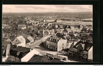 AK Lauchhammer, Blick auf Ortsmitte aus der Vogelschau