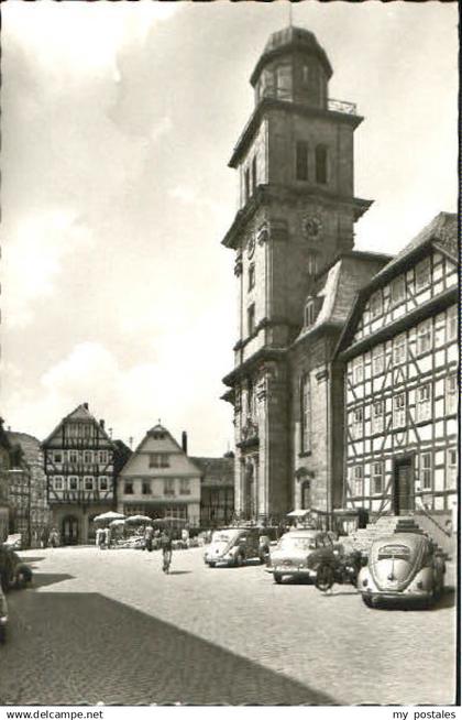 70096724 Lauterbach Hessen Lauterbach Hessen Marktplatz Kirche Lauterbach