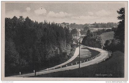 AK Kaufungen Strasse Gasthof Fiedler ? bei Wolkenburg Limbach Oberfrohna Bräunsdorf Niederfrohna Penig Uhlsdorf Mühlau