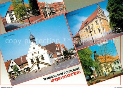 73206613 Lingen Ems Altstadt Rathaus Amtsgericht Kreuzkirche Lingen Ems