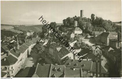 Lobenstein - Blick vom Kirchturm - Foto-AK - Verlag Photo-König Lobenstein gel. 1956