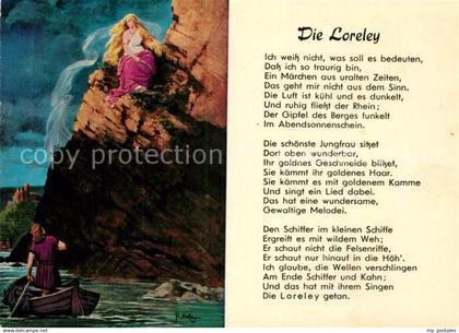 73001181 Loreley Lorelei Gedicht  Loreley Lorelei