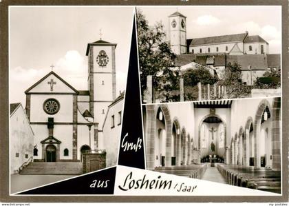 73890782 Losheim Saar See Kirche Inneres