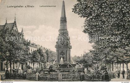 43511492 Ludwigshafen Rhein Luitpolddenkmal Ludwigshafen Rhein