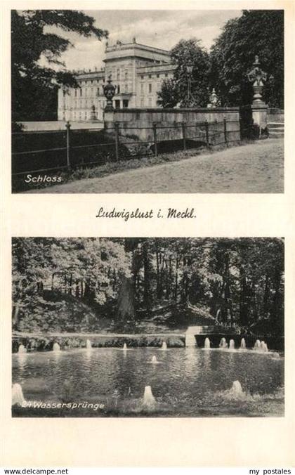 43096440 Ludwigslust Schloss Wasserspruenge Wasserspiele Ludwigslust