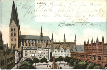 70866177 Luebeck Luebeck Marktplatz  x Luebeck