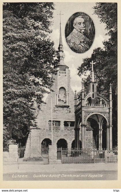 Lützen - Gustav Adolf Denkmal mit Kapelle