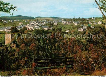 73181661 Manderscheid Eifel Panorama Oberburg Manderscheid Eifel