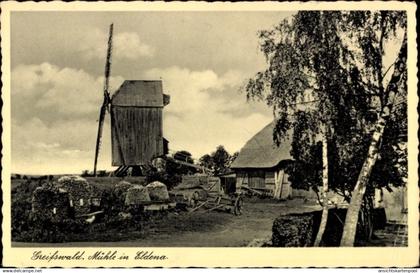 CPA Eldena Hansestadt Greifswald, Mühle, Bauernhof