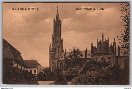 (Mecklembourg-Poméranie occidentale) 006, Malchow i. Mecklbg., Klosterkirche u. Kloster