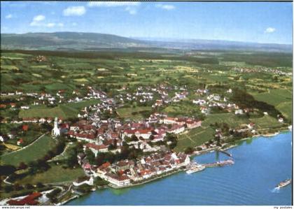 70122308 Meersburg Bodensee Meersburg Fliegeraufnahme o 1980