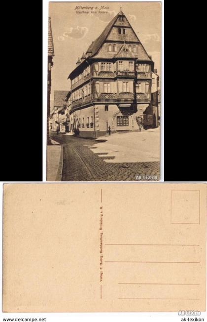 Ansichtskarte Miltenberg (Main) Gasthaus zum Riesen 1920