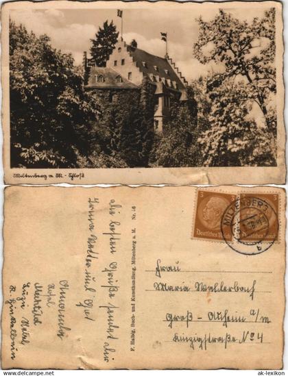 Ansichtskarte Miltenberg (Main) Schloß 1938