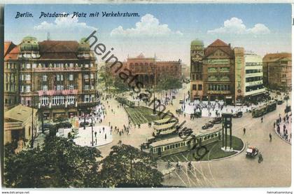 Berlin - Mitte - Potsdamer Platz mit Verkehrsturm