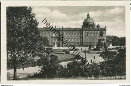Berlin-Mitte - Schloss - Lustgarten - Foto-Ansichtskarte