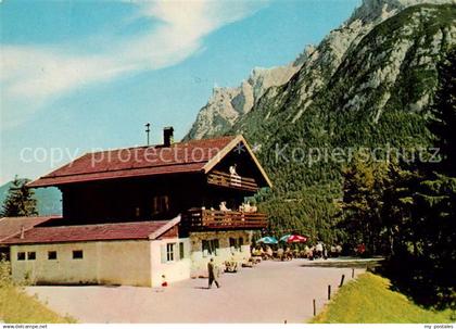 73129347 Mittenwald Bayern Gasthaus Gletscherschliff Mittenwald