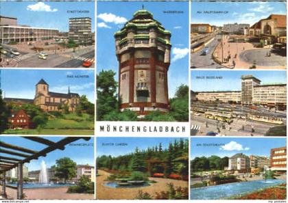 70112875 Moenchengladbach Moenchengladbach Theater Turm Bahnhof Muenster x 1969