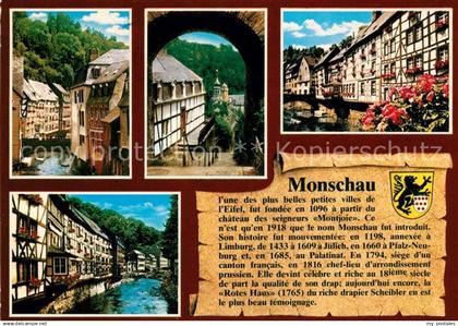 73047751 Monschau Fachwerk Panorama Monschau