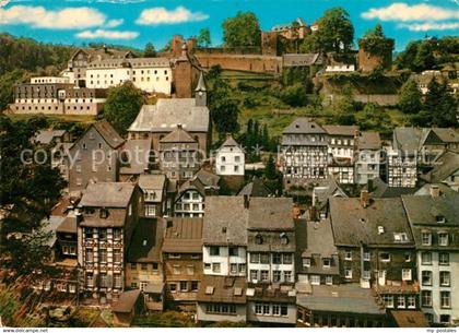 73311316 Monschau Blick zur Burg Monschau