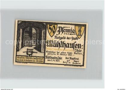 42454227 Muehlhausen Thueringen 50 Pfennig Muehlhausen