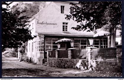 8739 - alte Foto Ansichtskarte - Schlaubetal - Mühlrose - HO Gaststätte Kupferhammer - gel 1956