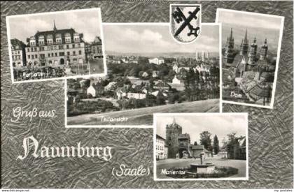 70122505 Naumburg Saale Naumburg Saale Rathaus Dom Marientor x 1962