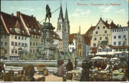 70083598 Nuernberg Nuernberg Marktplatz x 1914 Nuernberg