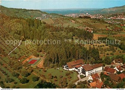 73011143 Oberkirch Baden Waldhotel Gruener Baum Fliegeraufnahme Oberkirch