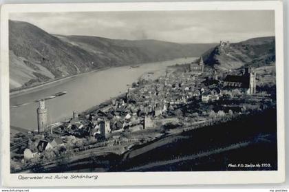 70126727 Oberwesel Rhein Oberwesel Ruine Schoenburg x Oberwesel